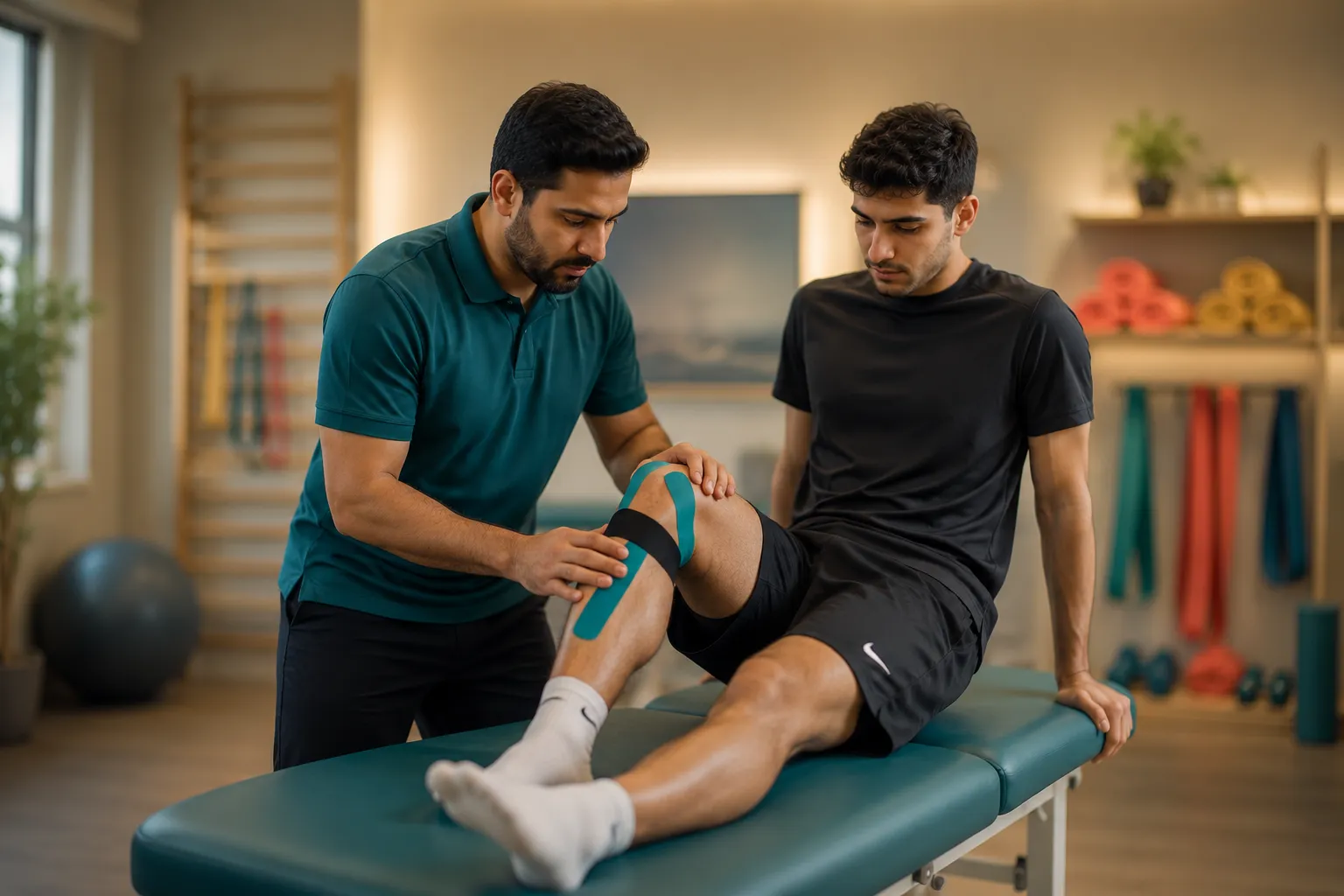 تأهيل إصابات الملاعب